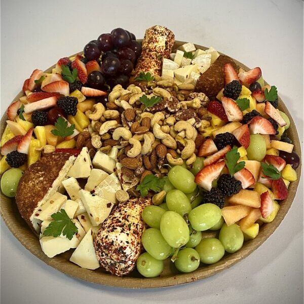 Fruit Cheese And Nuts Platter Catering Harried Hungry